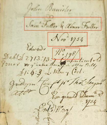 1754 Bannister Suit Title