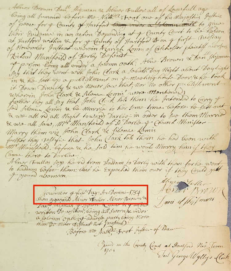 1754 Loomis Affadavit